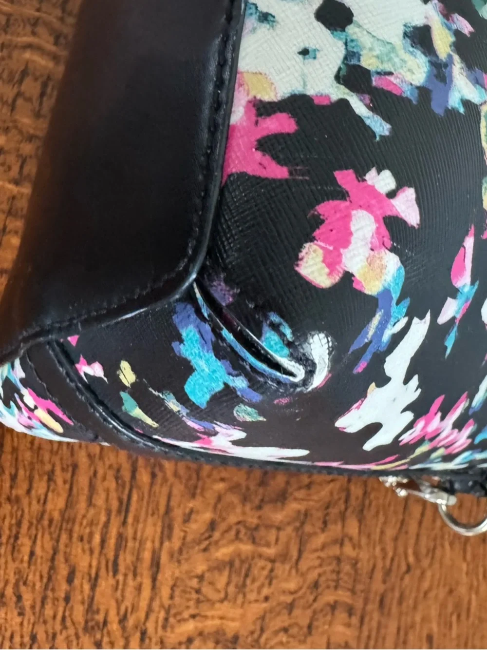 Kate Spade Brightwater Drive Small Rachelle Floral Satchel/Crossbody - EUC